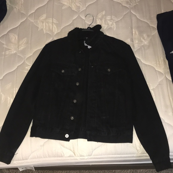 Other - jonathan sherpa denim jacket